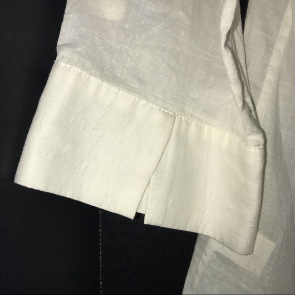 J. Crew top, thin cotton with metal embellished neckline/chest - Picture 7 of 10